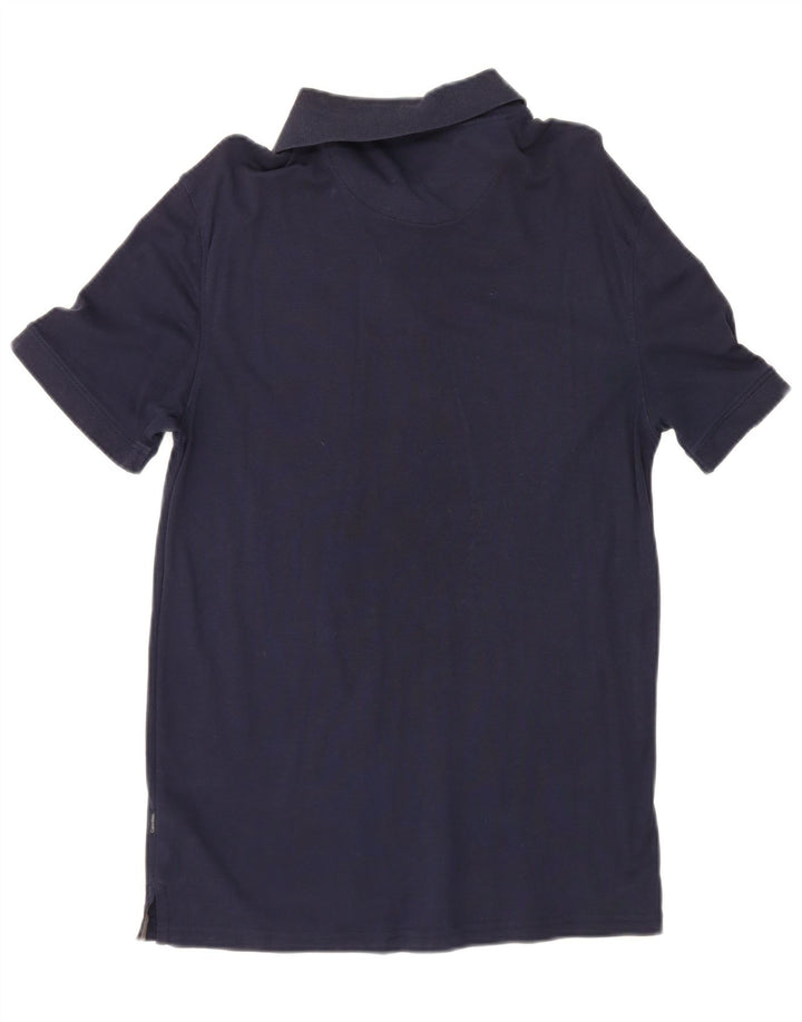 Cămașă polo Calvin Klein pentru bărbați, bumbac, albastru bleumarin