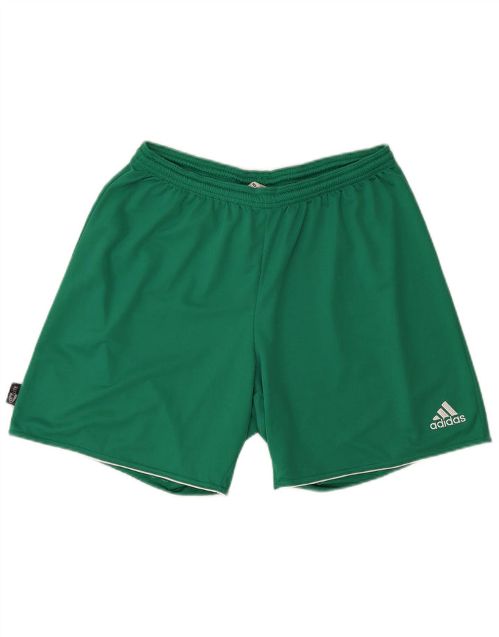 Pantaloni scurți sport adidas Climalite pentru bărbați, mari, verde, poliester