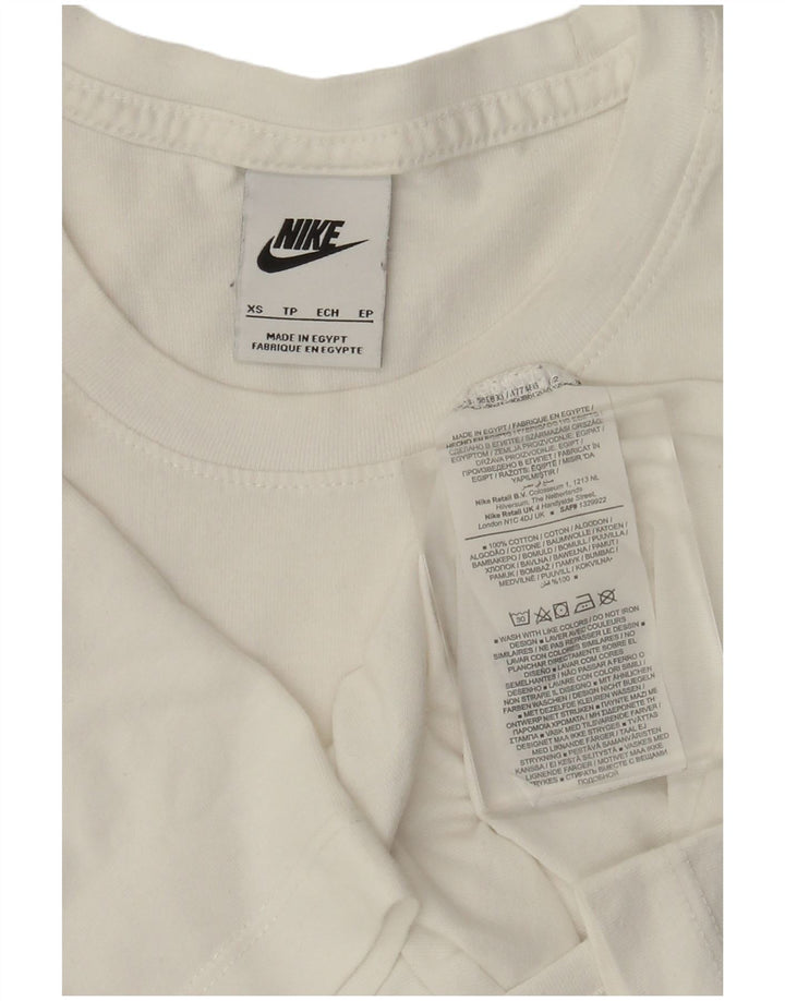 Tricou pentru bărbați Nike Top XS Bumbac alb
