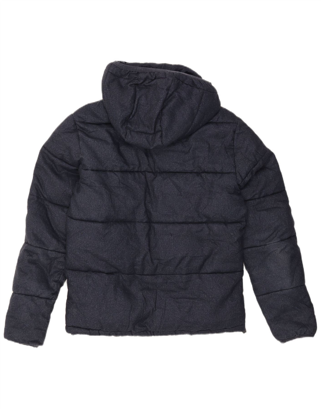 Jachetă căptușită cu glugă Superdry pentru bărbați UK 40 mare, albastru bleumarin, poliester