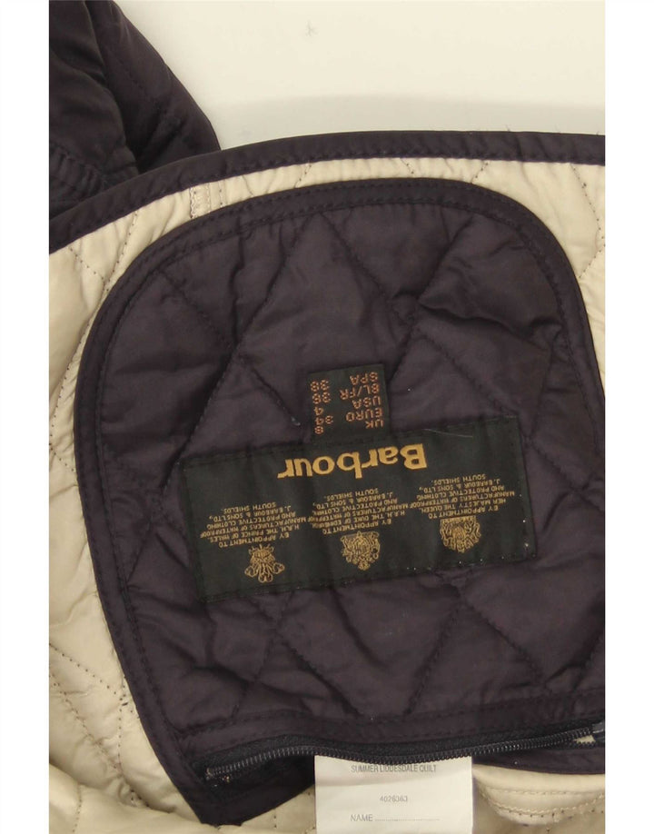 Jachetă matlasată Barbour pentru femei UK 8 Small, bleumarin, poliamidă