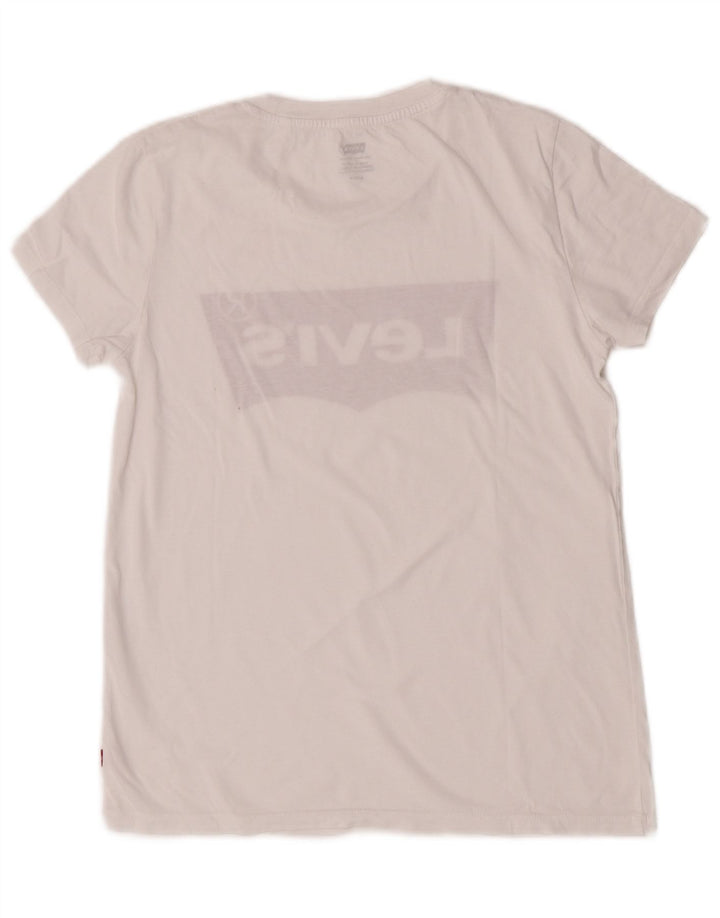 Tricou grafic Levi's pentru femei Top UK 10 Small White