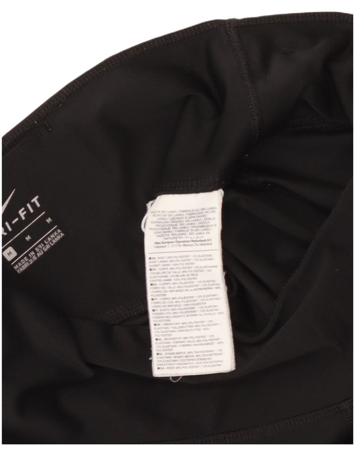 Leggings Dri Fit NIKE pentru femei UK 14 Poliester mediu negru