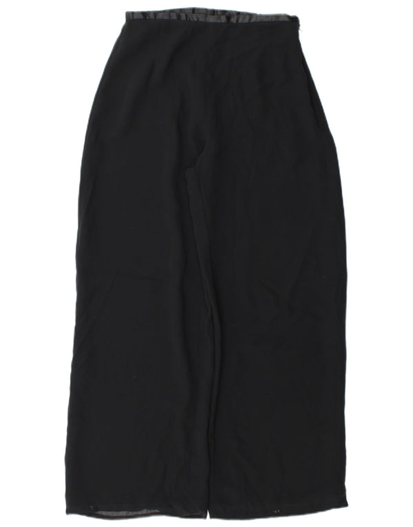Marks & Spencer Pantaloni casual pentru femei cu picioare largi UK 8 Small W26 L26 Negru