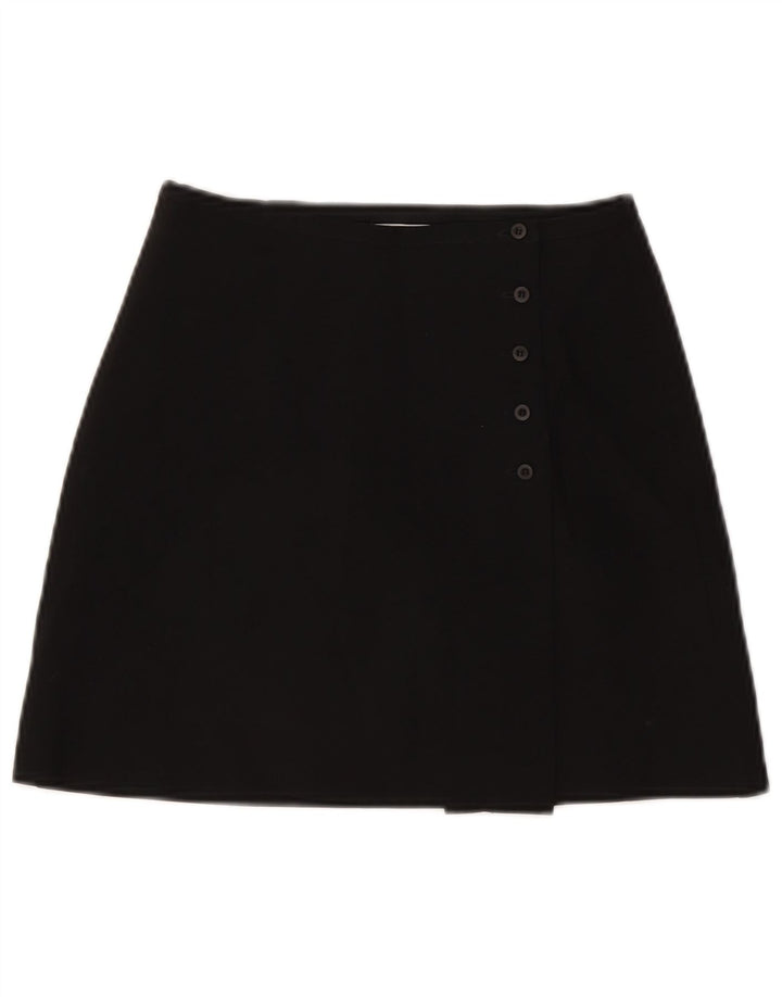 Fusta Mini Wrap Femei Zara W24 XS Poliester Negru