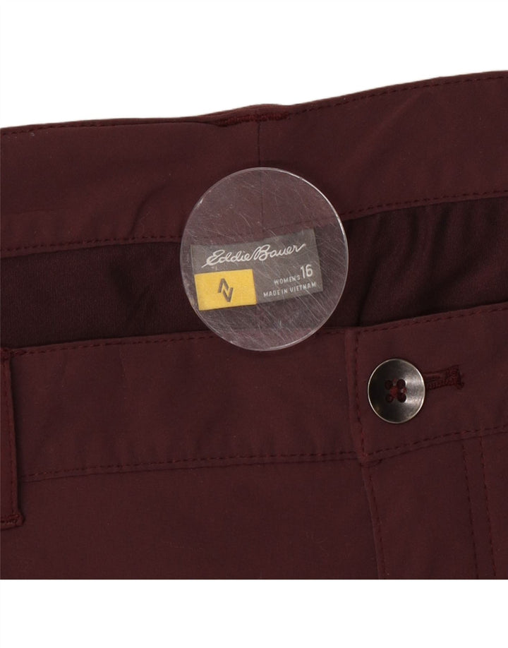 EDDIE BAUER Womens Skort US 16 2XL Maroon Nylon Vintage Eddie Bauer and Second-Hand Eddie Bauer from Messina Hembry 