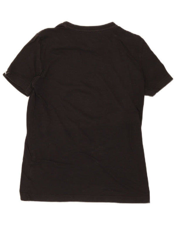 Tricou grafic Puma pentru băieți Top 13-14 ani XL bumbac negru