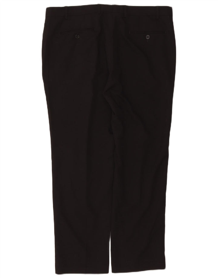 Pantaloni drepți RALPH LAUREN pentru bărbați L38 L30 Poliester negru