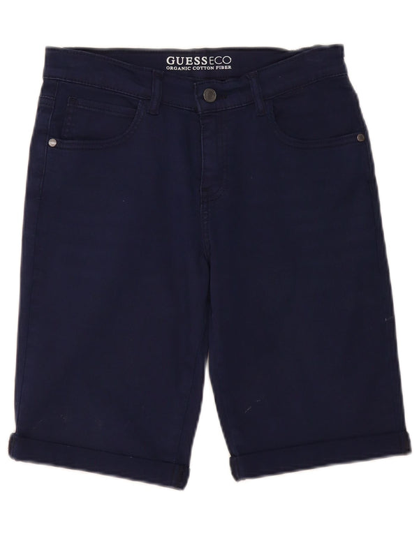 Pantaloni scurți Guess Boys Denim 13-14 Ani W28 Bumbac Albastru