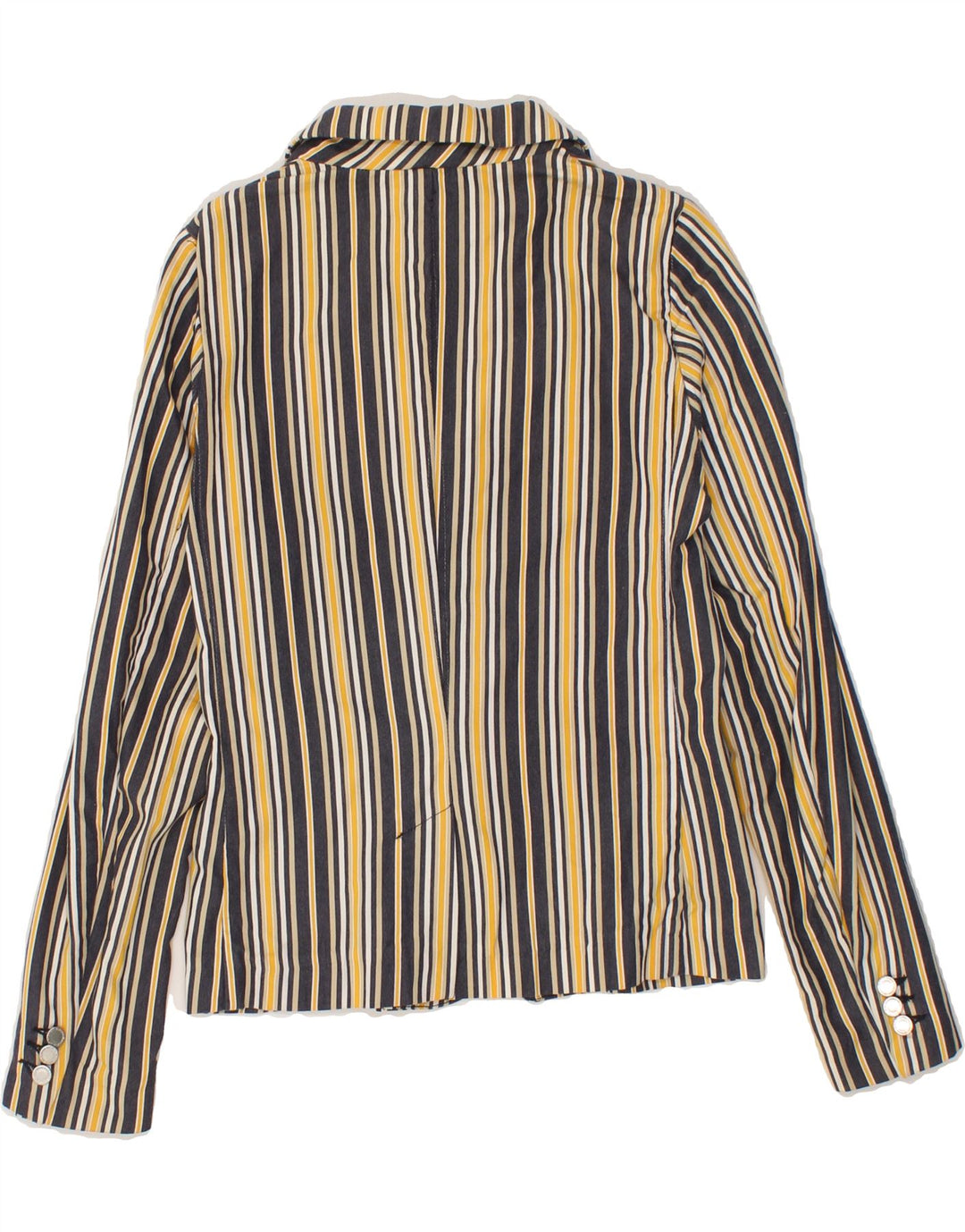 GANT Womens 3 Button Blazer Jacket UK 10 Small Multicoloured Striped Vintage Gant and Second-Hand Gant from Messina Hembry 