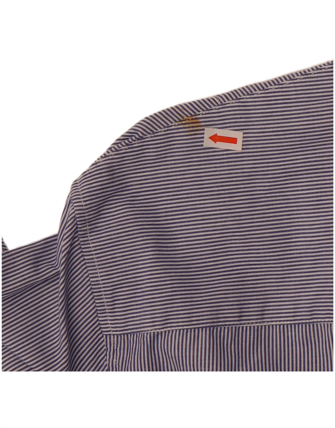 Cămașă pentru bărbați Armani Jeans 2XL, bumbac cu dungi albastre