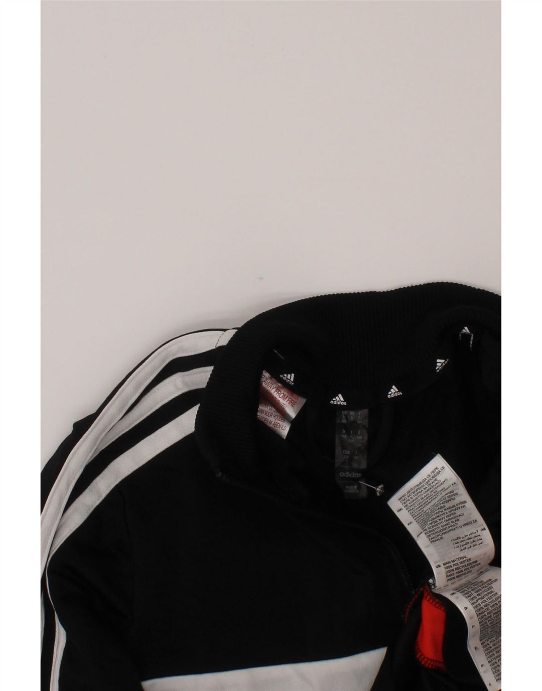 Jachetă de trening pentru băieți Adidas 9-10 ani, negru, poliester