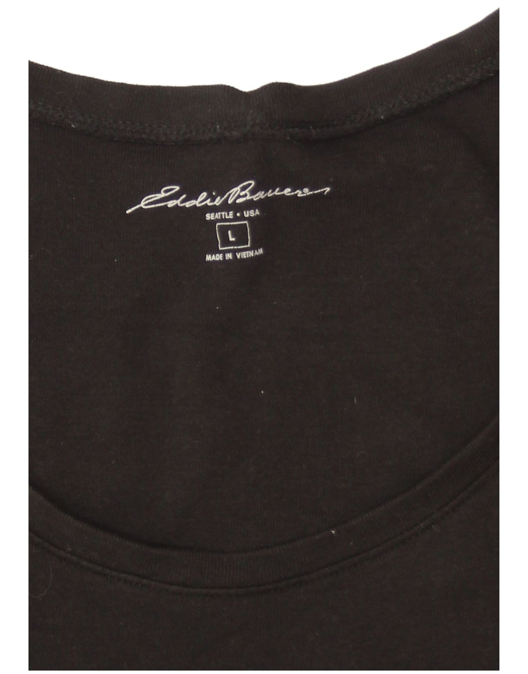 EDDIE BAUER Tricou pentru femei Top UK 16 Large Black