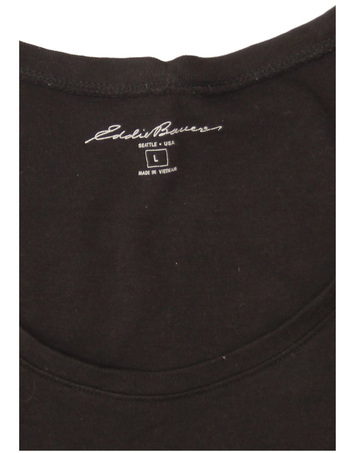 EDDIE BAUER Tricou pentru femei Top UK 16 Large Black