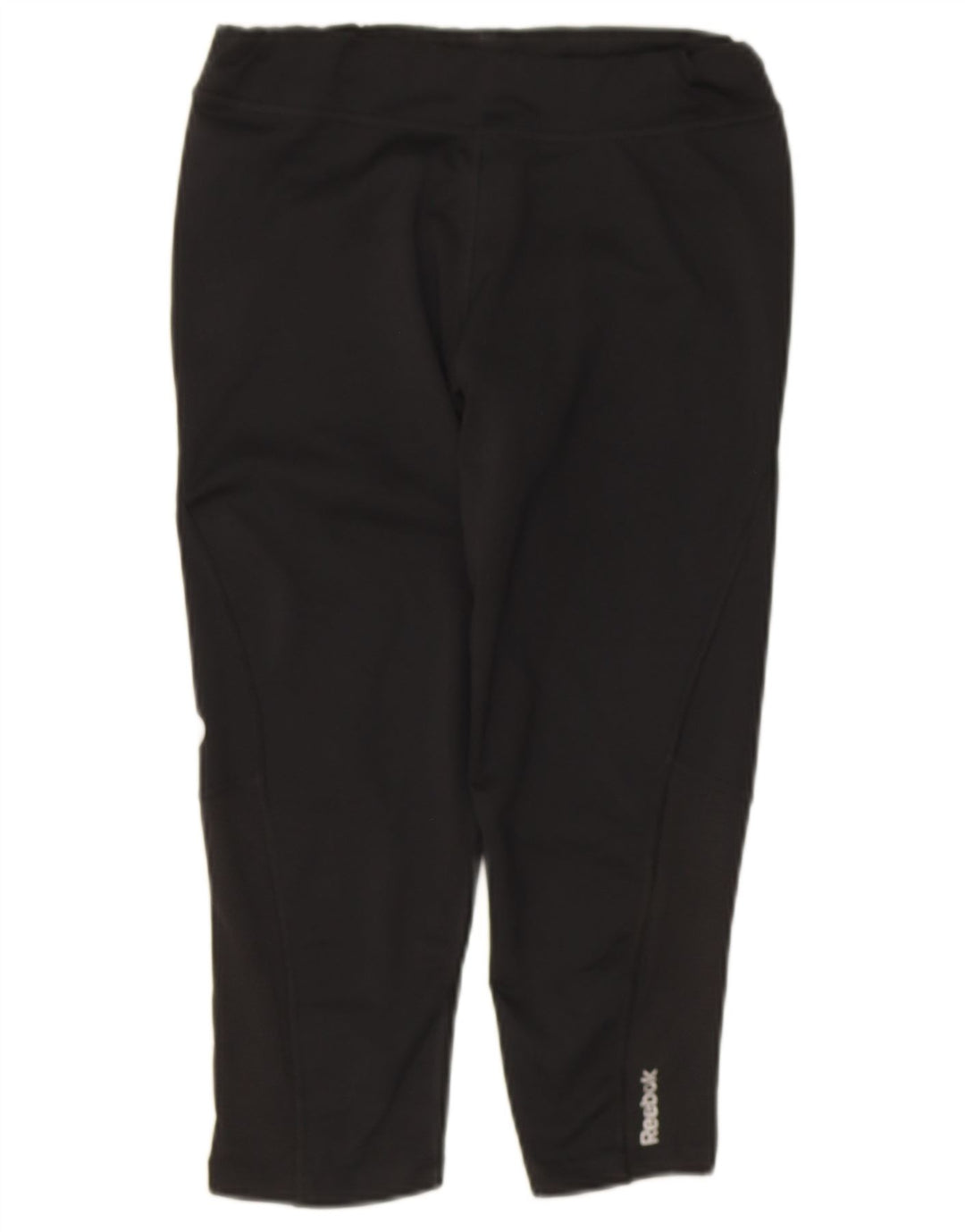 Leggings Capri pentru femei Reebok UK 8/10 Poliester negru mic