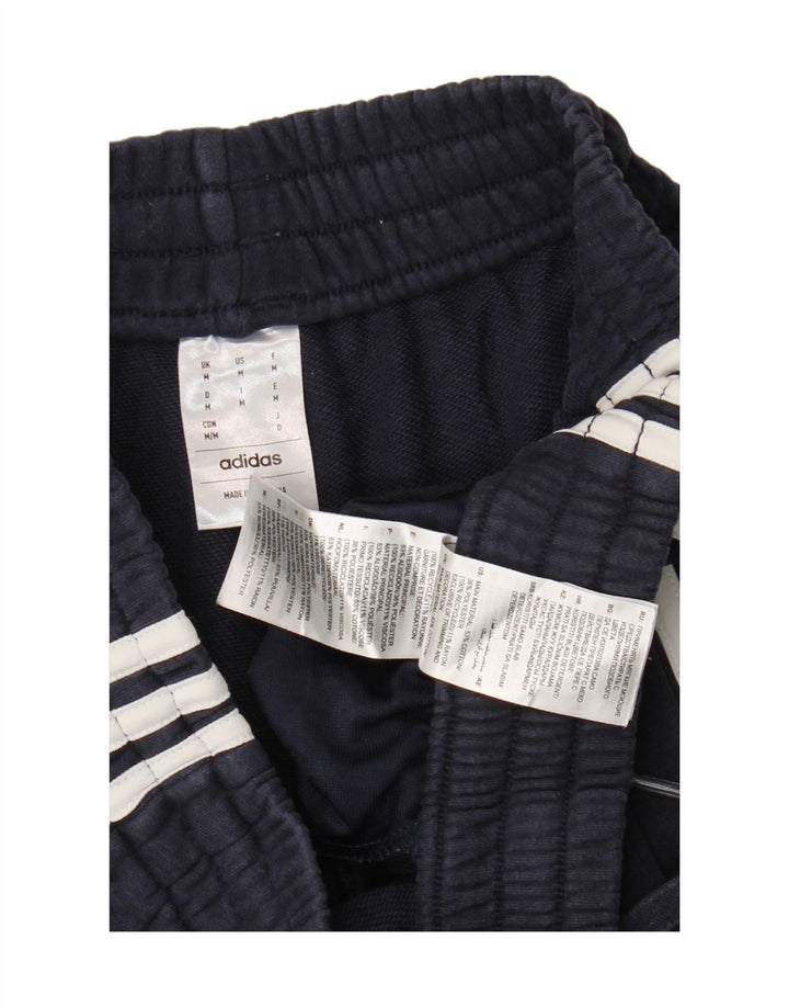 Pantaloni scurți sport Adidas pentru bărbați, bumbac mediu, albastru bleumarin