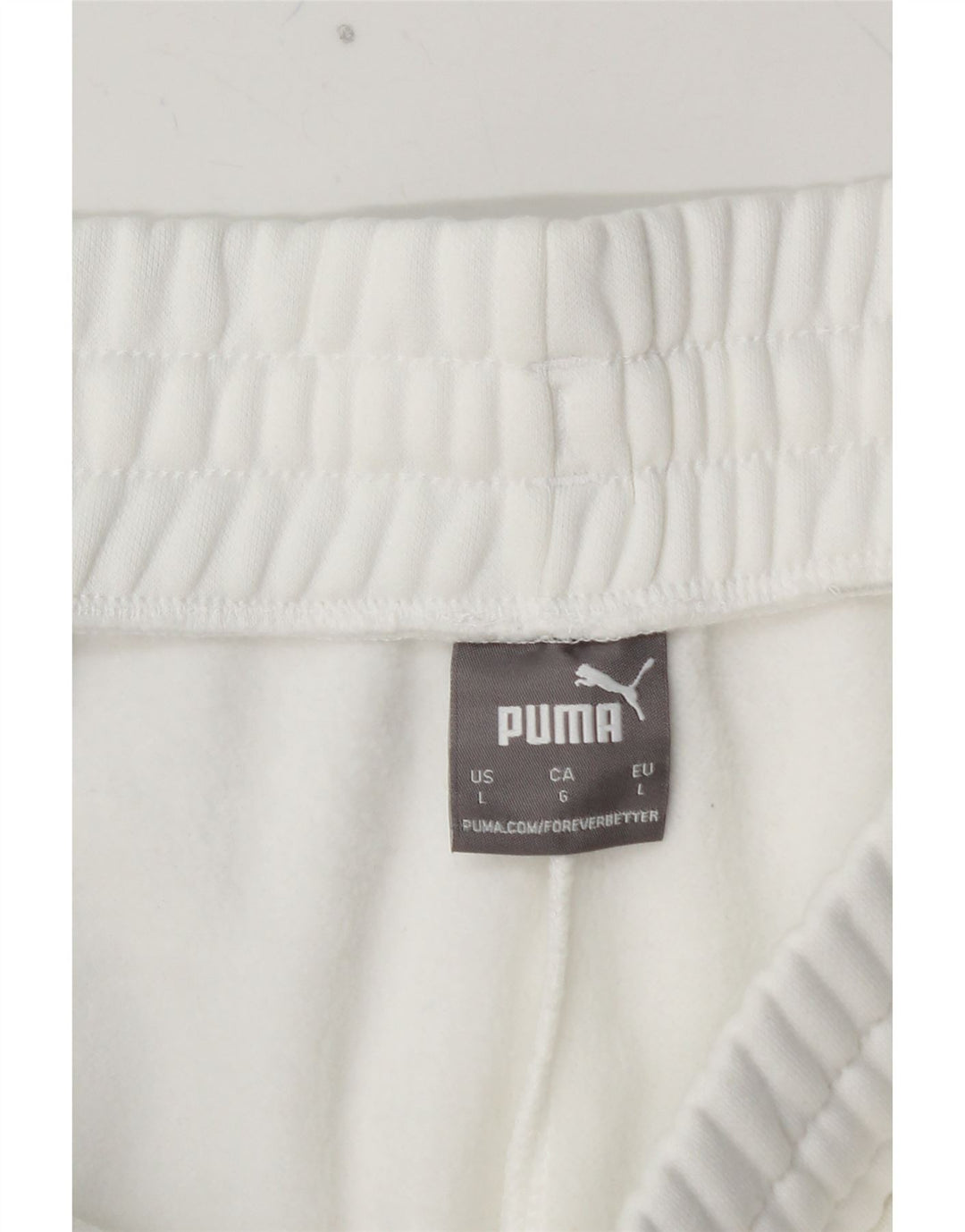 Pantaloni de trening grafic PUMA pentru bărbați Pantaloni de jogging, mari, alb, bloc de culoare