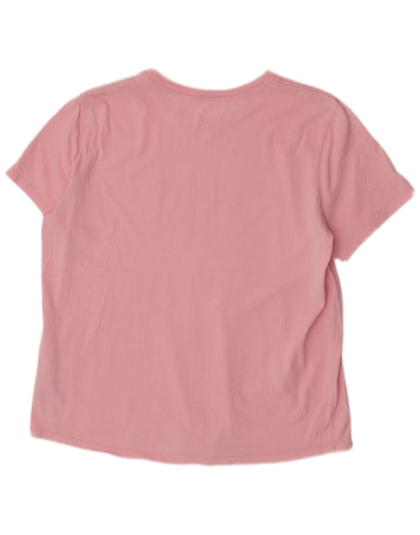 Tricou grafic Nike pentru femei Top UK 16 mare bumbac roz