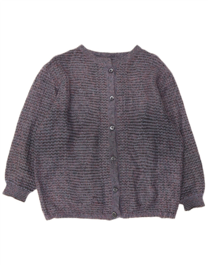 Pulover Cardigan Vintage pentru femei UK 16 Large Blue