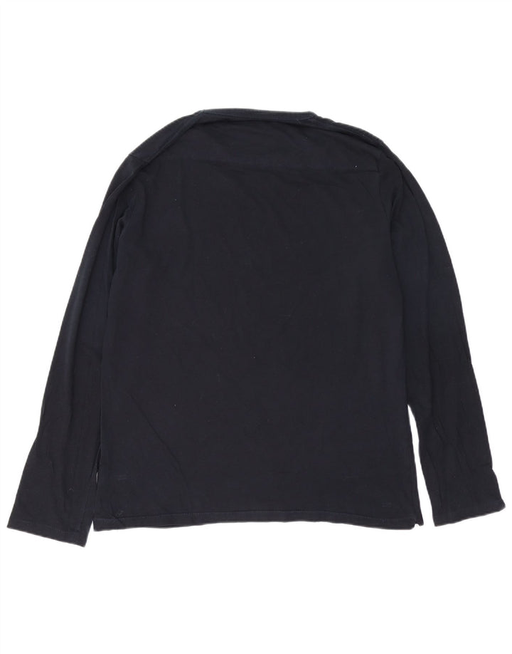 Top pentru bărbați French Connection cu mânecă lungă, XL, bleumarin, bumbac