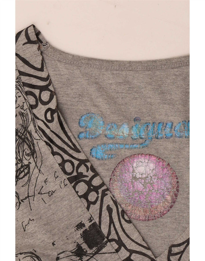 Rochie A-Line Desigual pentru femei UK 12 Gri mediu