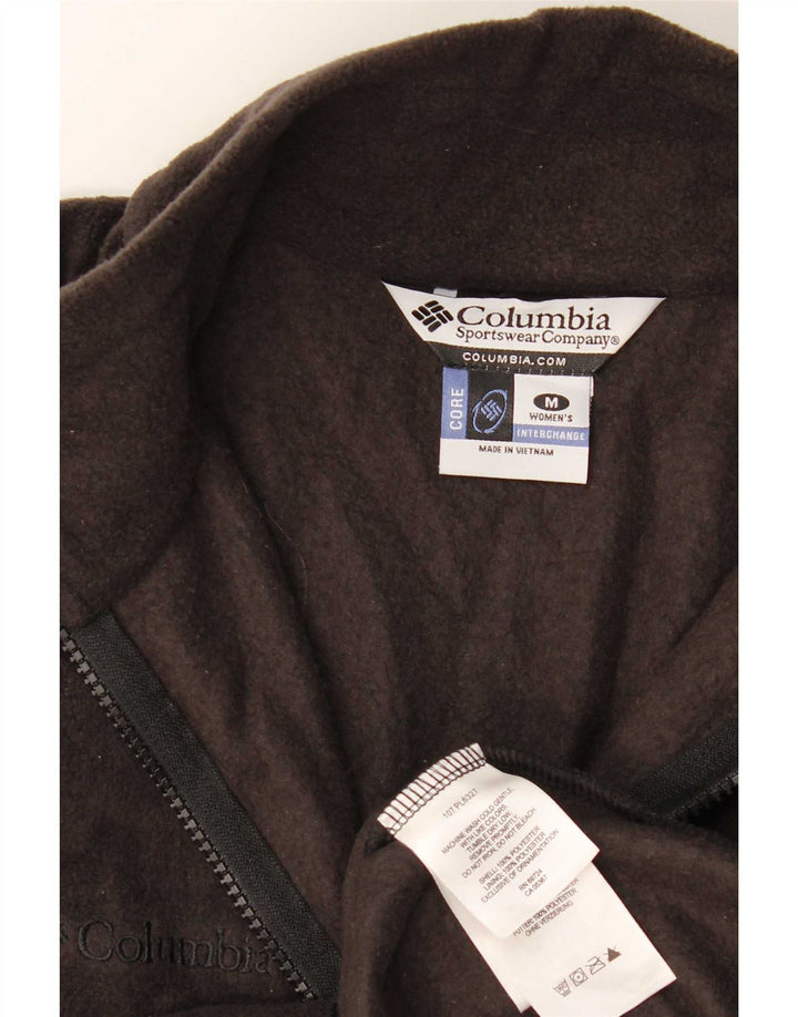 Jachetă fleece Columbia pentru femei UK 14 Medium Black Poliester Sports