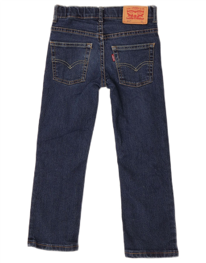 Blugi Levi's 511 Slim pentru baieti 5-6 ani W22 L19 Bumbac albastru