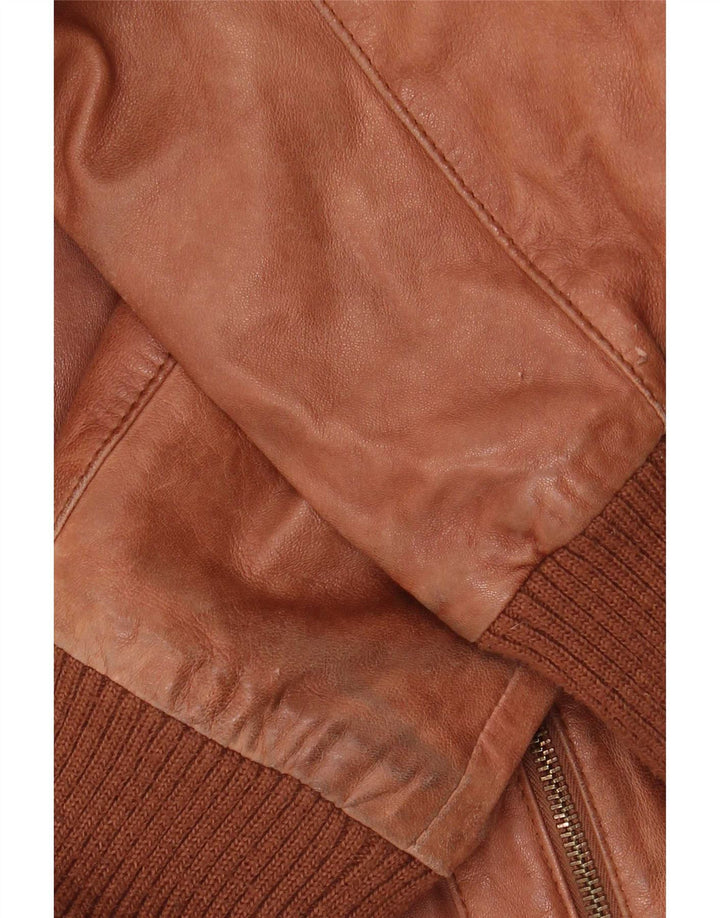 Jachetă de piele pentru bărbați Conbipel IT 50 Large Brown