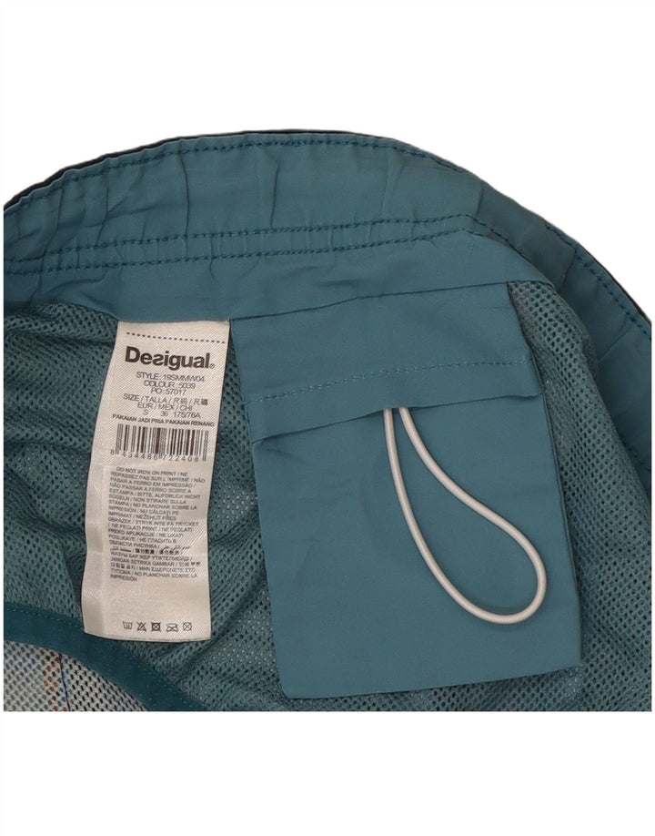 Pantaloni scurți de baie Desigual pentru bărbați, poliester floral multicolor mic