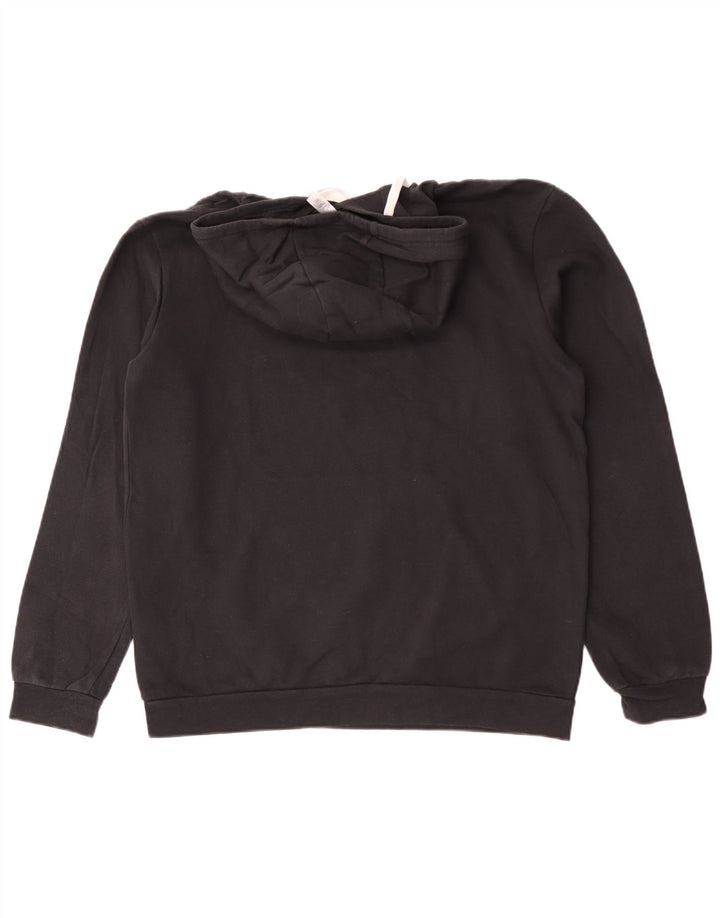 Pulover Adidas pentru bărbați, bumbac mediu negru