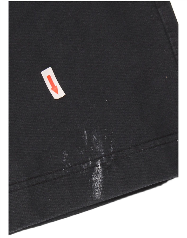 Pantaloni de trening ADIDAS pentru femei UK 12, bumbac mediu negru