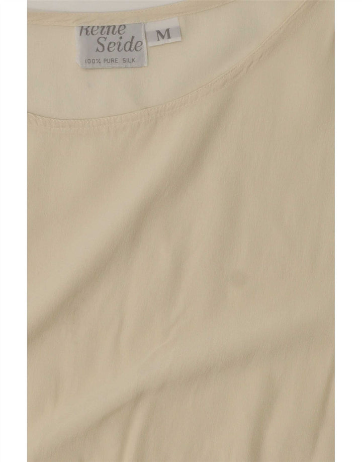 Vestă Reine Seide pentru femei UK 14 Medium Beige Mătase