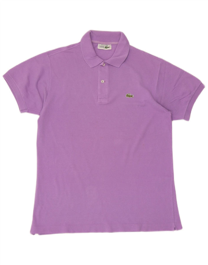 Tricou polo Lacoste pentru bărbați, bumbac violet mediu