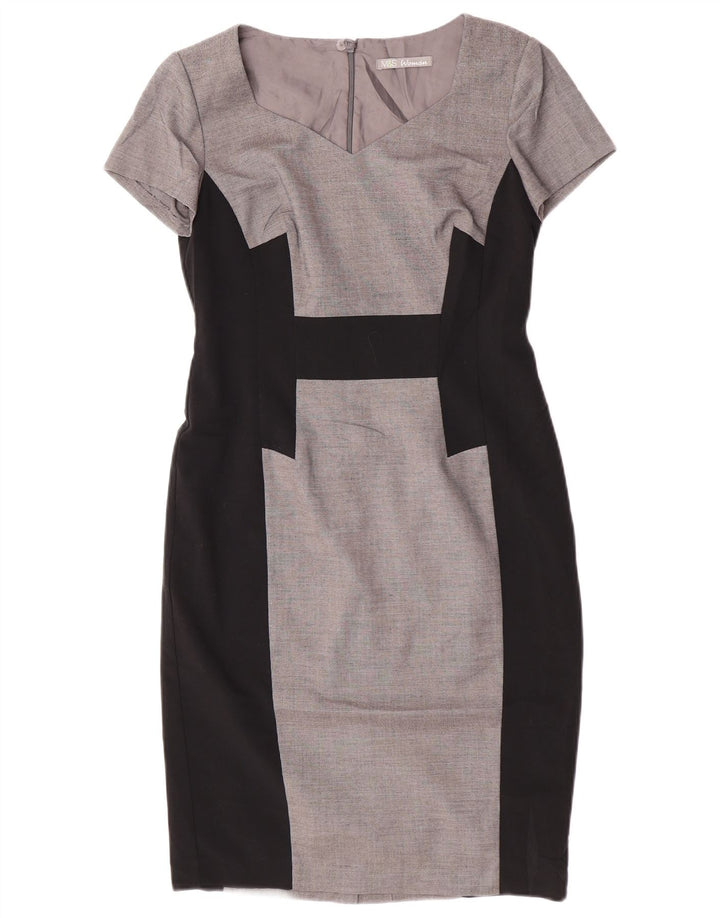 Rochie teacă pentru femei Marks & Spencer UK 10 Mic, gri, poliester color bloc