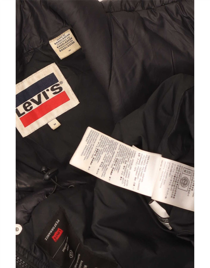Jachetă căptușită pentru bărbați Levi's UK 38 Poliamidă neagră medie