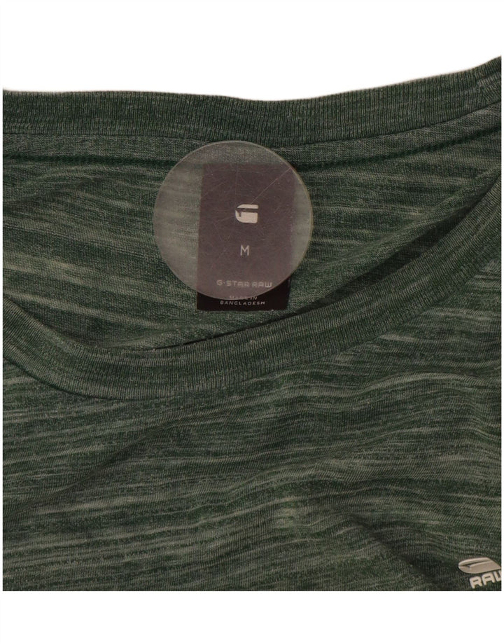Tricou Bărbați G-STAR Top Poliester cu dungi verzi medii