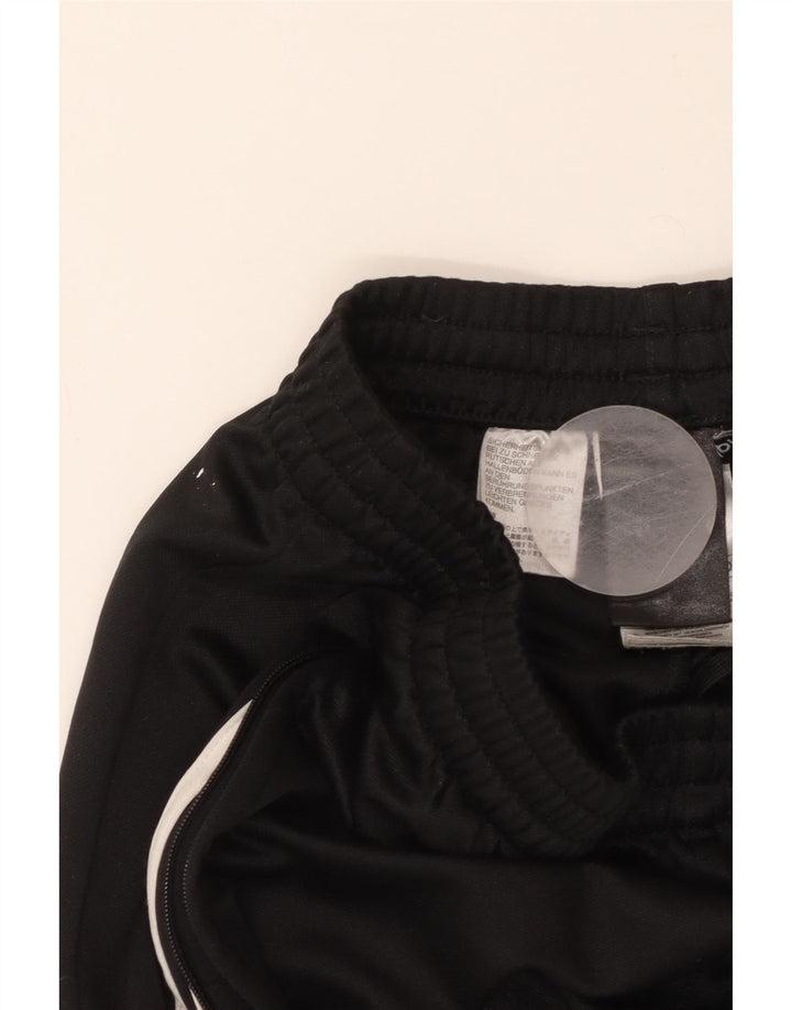 Pantaloni de trening ADIDAS pentru baieti 11-12 ani poliester negru