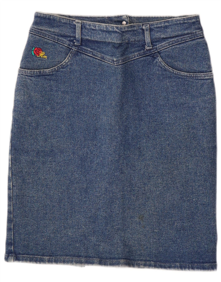 Fusta de blugi pentru femei MASH IT 42 Medium W32 Bumbac albastru