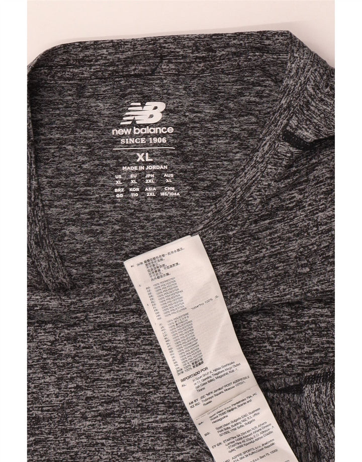 Tricou pentru bărbați New Balance Top XL Poliester cu pături gri