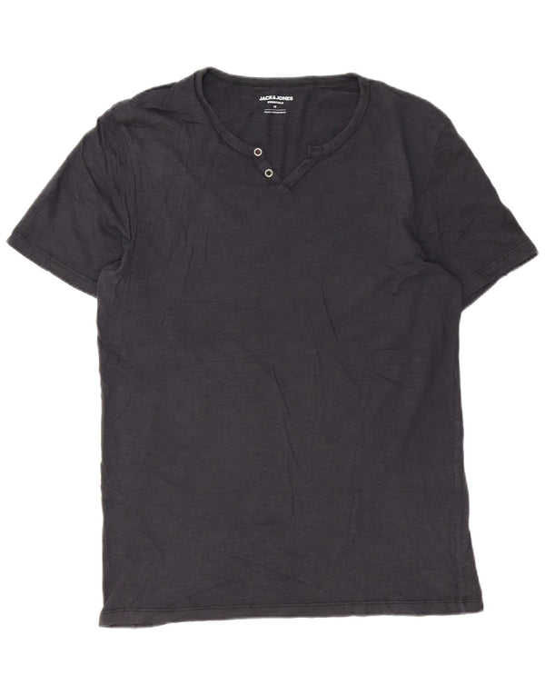 Tricou Jack & Jones pentru bărbați Top Medium Gri