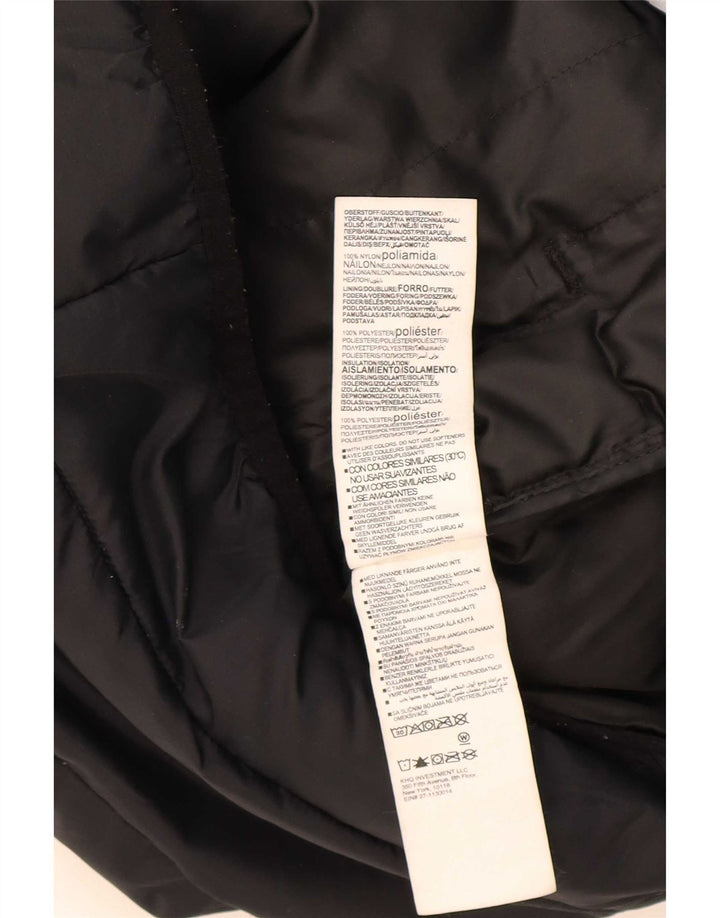Jachetă căptușită cu glugă Under Armour pentru băieți 10-11 ani, poliamidă neagră