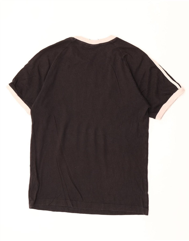 Tricou pentru bărbați Adidas Top Mediu Negru Bumbac