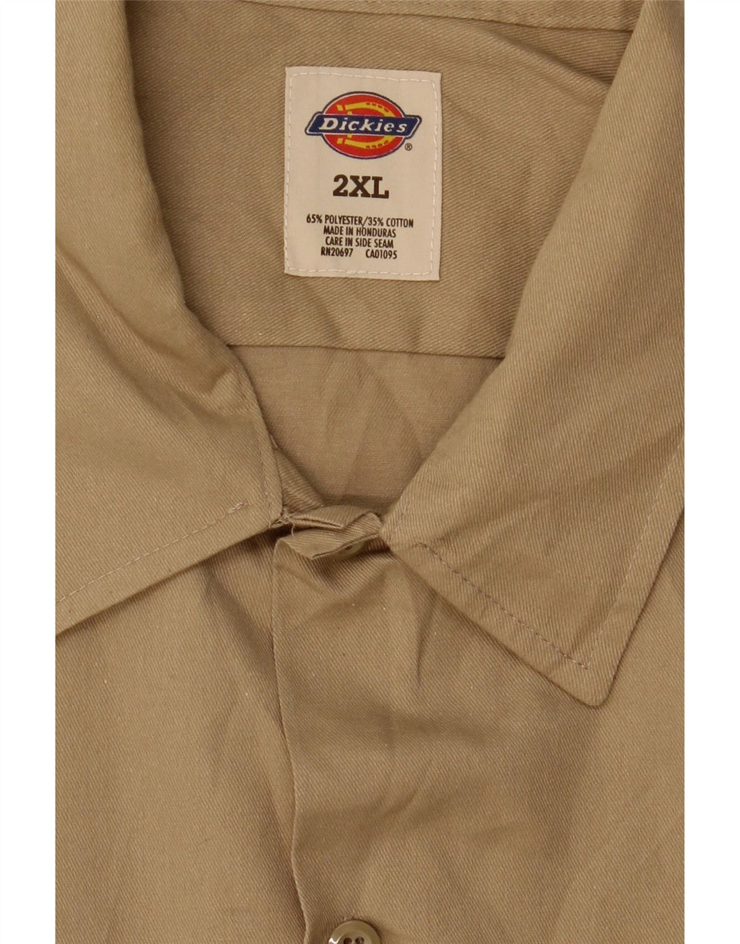 Cămașă pentru bărbați Dickies 2XL Maro Poliester