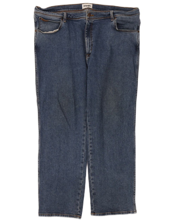 Blugi drepte pentru bărbați Wrangler Texas W44 L30 bumbac albastru