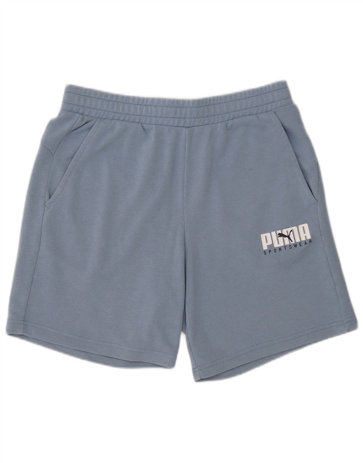 Pantaloni scurți Puma Graphic Sport pentru bărbați, mari, albastru, bumbac