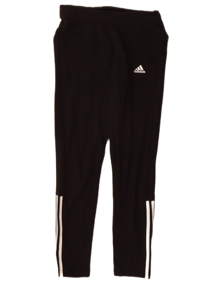 Leggings pentru femei Adidas UK 8/10, bumbac negru mic