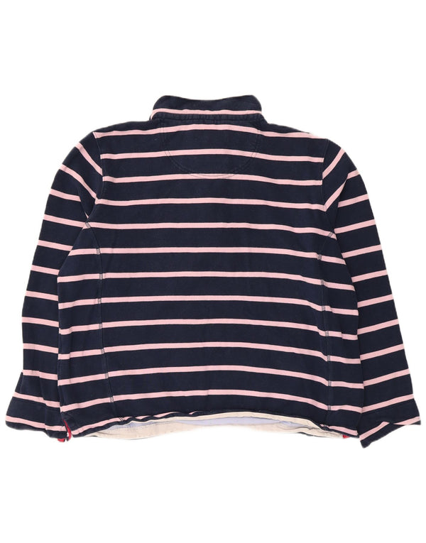 Crew Clothing Hanorac supradimensionat pentru femei Pulover UK 18 XL Bleumarin cu dungi