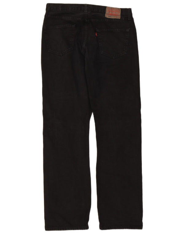 Blugi drepti pentru bărbați Levi's 501 W36 L34 bumbac negru
