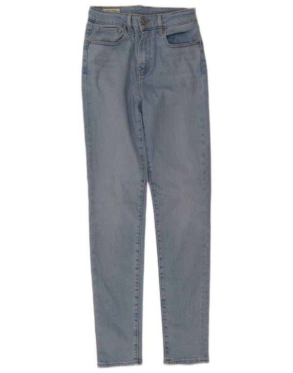 Blugi skinny pentru femei Levi's W26 L30 Lyocell albastru