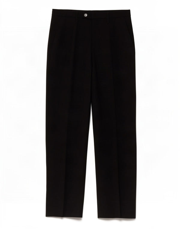Pantaloni chino drepți pentru bărbați Zara EU 38 Mici L30 L33 Poliester negru